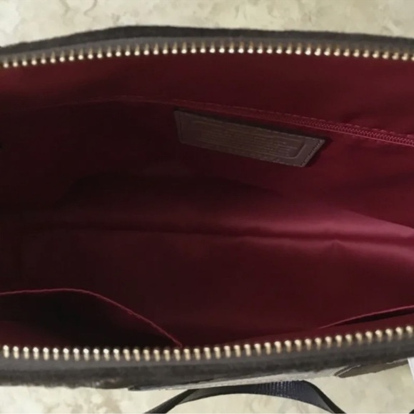 Coach POPPY RARE ELEVATED FLOWER TOTE (COACH F25071) EUC - Picture 5 of 7